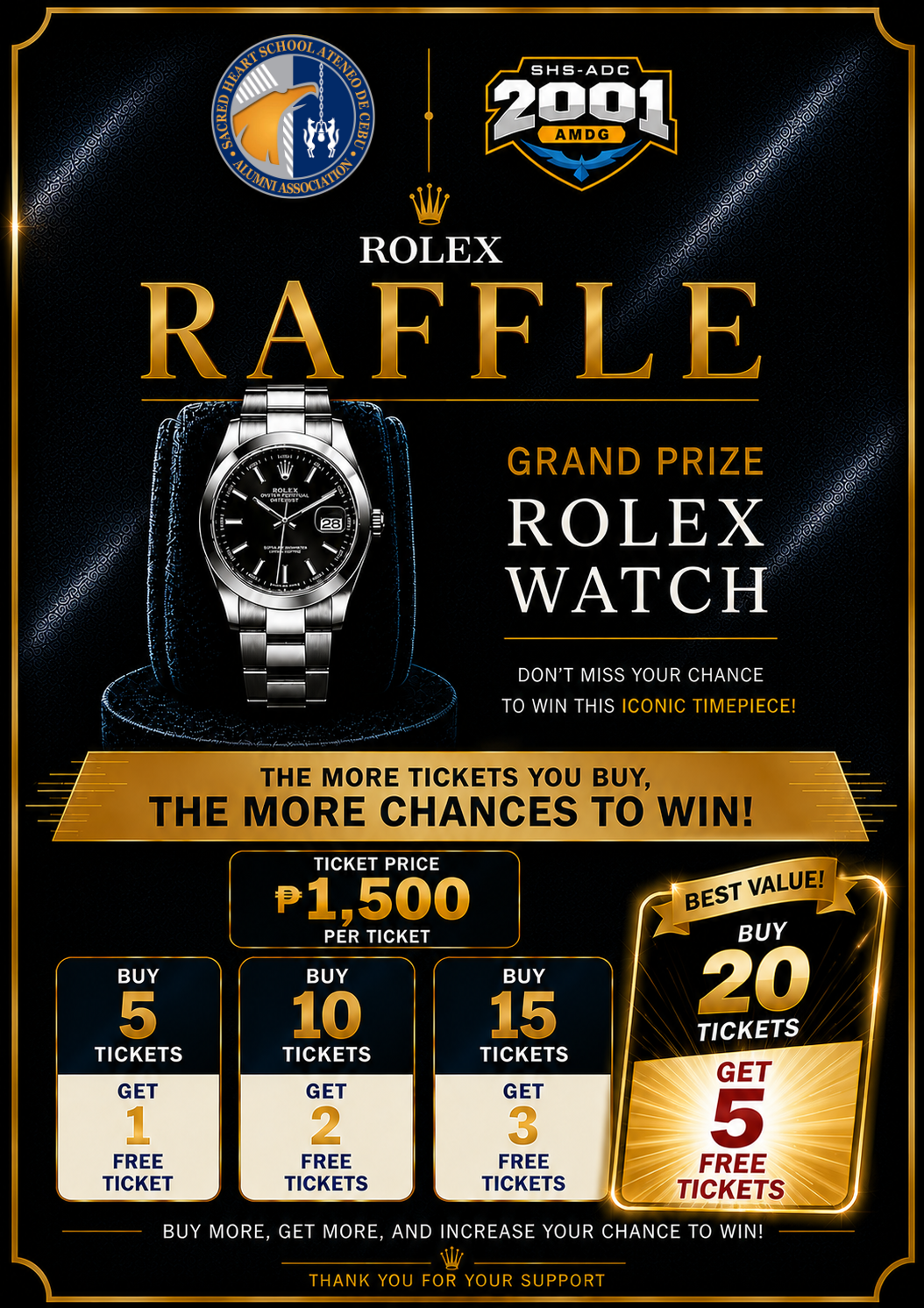 Rolex Raffle Ticket (5+1)
